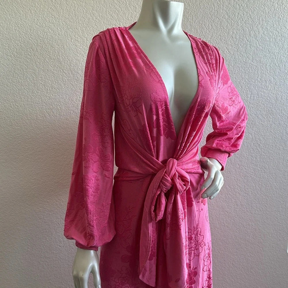 Zara Jacquard wrap Dress - Picture 12 of 12